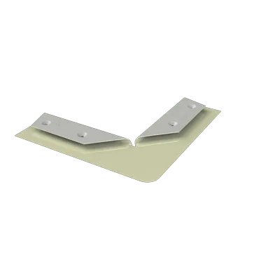Inside flat corner for W-profile flange 15 mm thumbnail